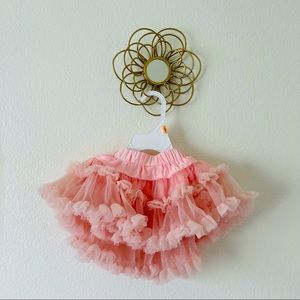 First impressions Pink tulle skirt. Size- 6-9months
